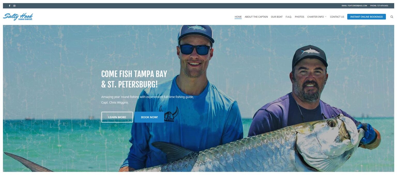 The secrets to successful fishing guide web design. SteamWorks